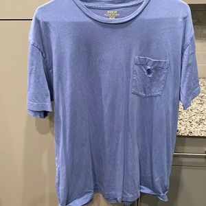 Medium Blue Polo Ralph Lauren pocket T-shirt